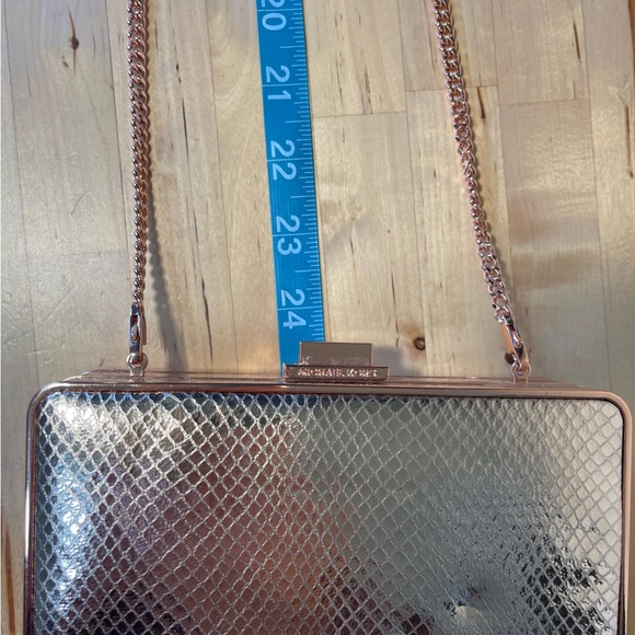 Michael Michael Kors Pearl Medium Box Clutch - Picture 13 of 14